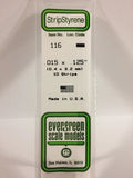 Evergreen Plastic 116 .015 x .125 (10)