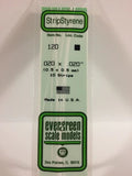 Evergreen Plastic 120 .020 x .020 (10)
