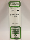 Evergreen Plastic 1210 O-Strips 2 x 10 (8)