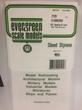 Evergreen Plastic 12125 V-Groove .125  sp