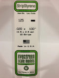 Evergreen Plastic 125 .020 x .100 (10)