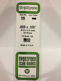 Evergreen Plastic 126 .020 x .125 (10)