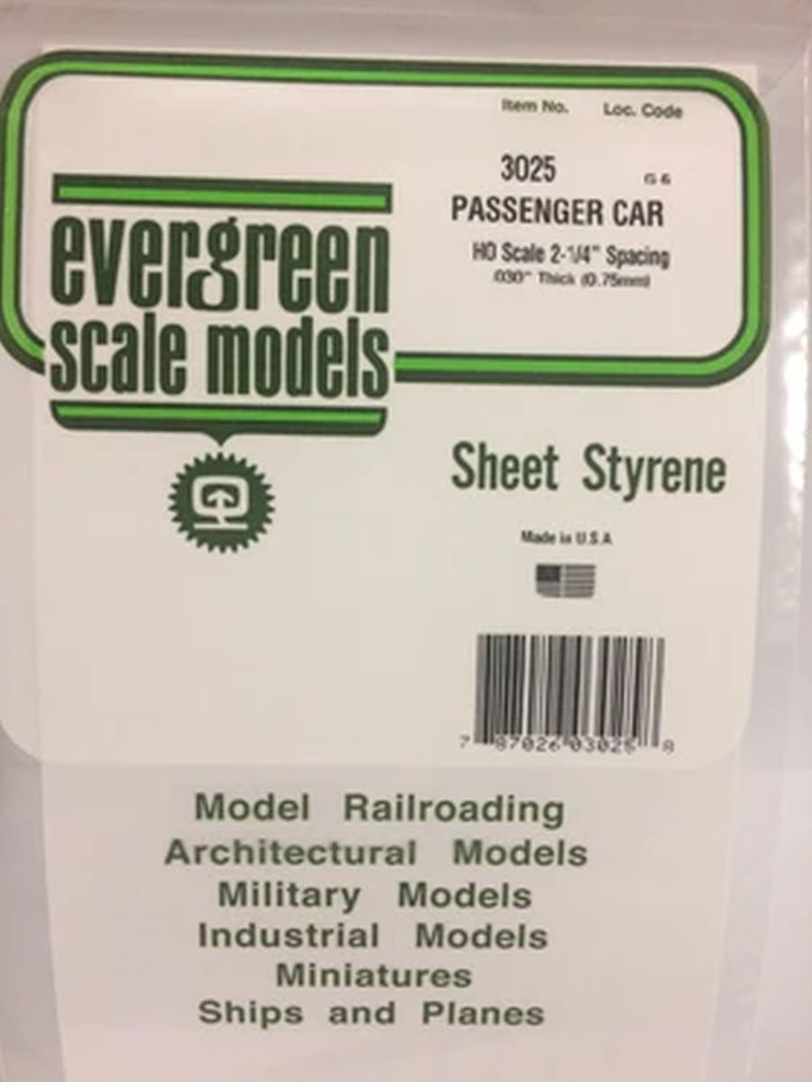 Evergreen Plastic 13025 HO-Scale Siding