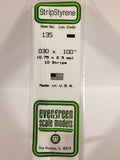 Evergreen Plastic 135 .030 x .100 (10)