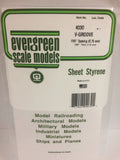 Evergreen Plastic 14030 V-Groove .030  sp
