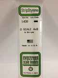 Evergreen Plastic 1408 O-Strips 4 x 8 (6)