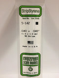 Evergreen Plastic 142 .040 x .040 (10)