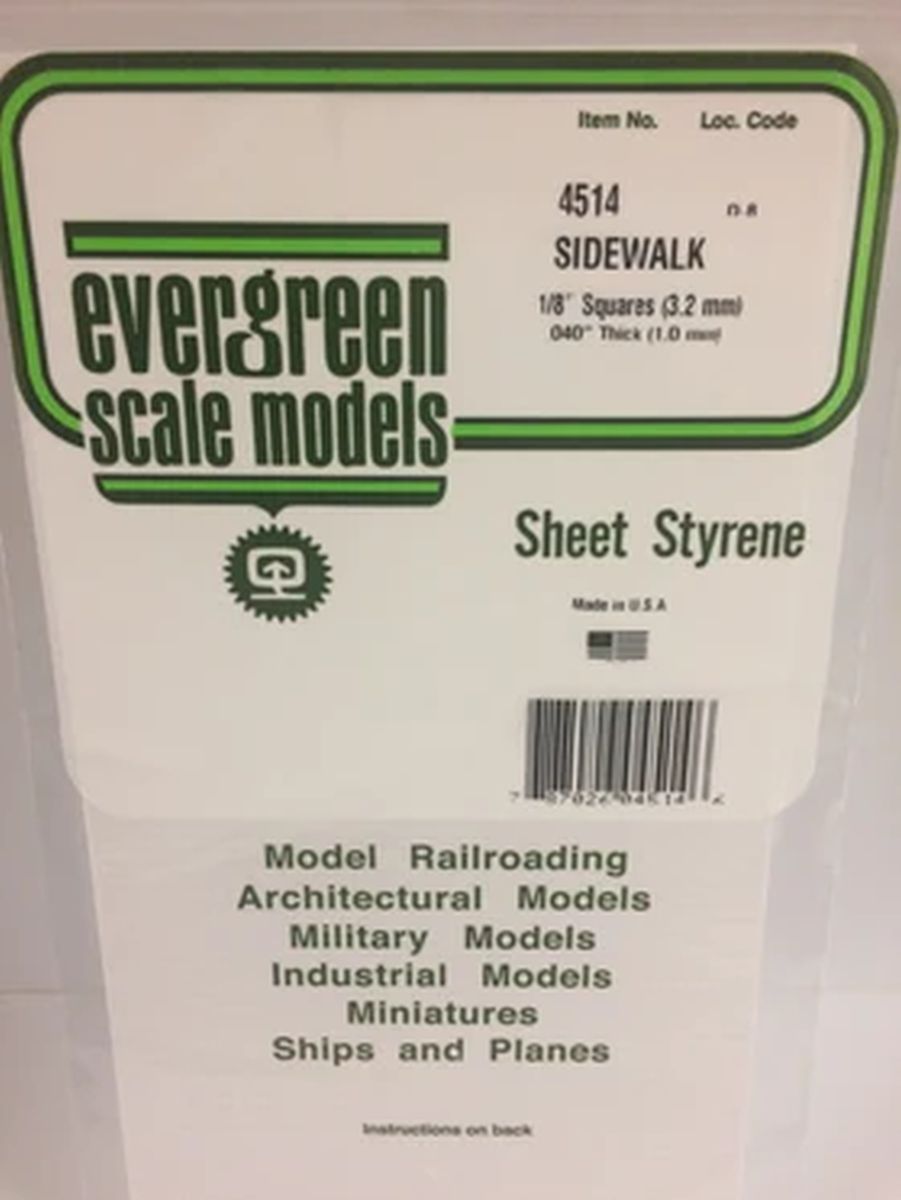 Evergreen Plastic 14514 2/8  x 1/8