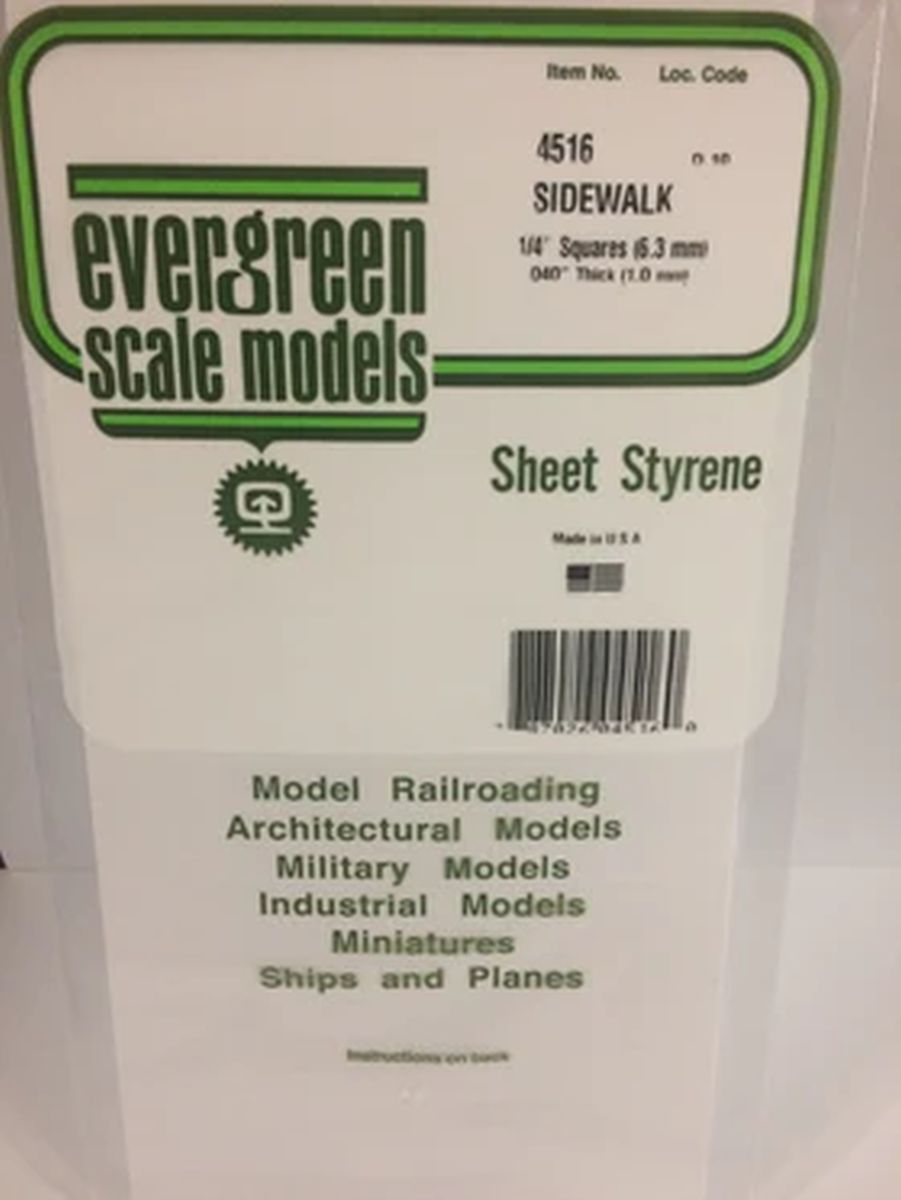 Evergreen Plastic 14516 2/4  x 1/4
