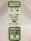Evergreen Plastic 146 .040 x .125 (10)