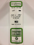 Evergreen Plastic 147 .040 x .156 (10)