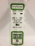 Evergreen Plastic 156 .060 x .125 (10)