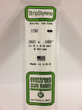 Evergreen Plastic 158 .060 x .188 (9)