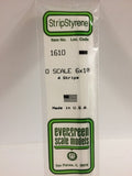 Evergreen Plastic 1610 O-Strips 6 x 10 (4)