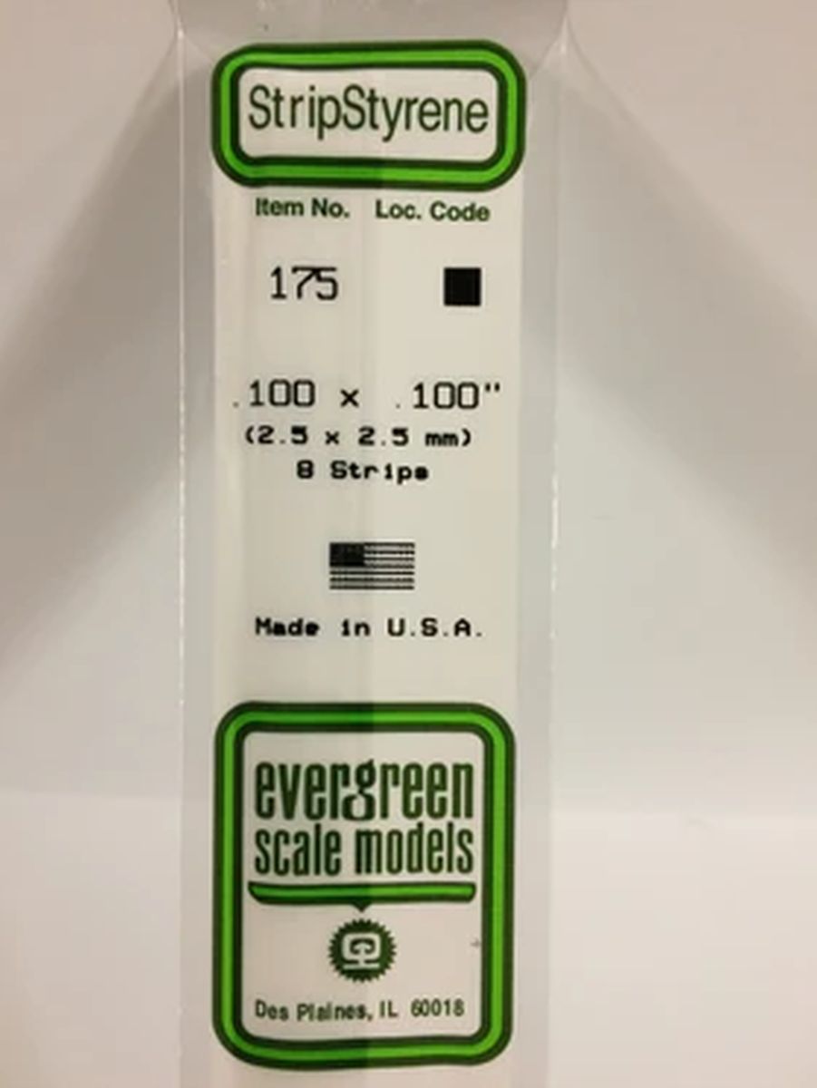 Evergreen Plastic 175 .100 x .100 (8)