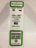 Evergreen Plastic 189 .125 x .250 (5)