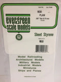 Evergreen Plastic 19030 .030  Thick White Sheet (8) 12³x24³