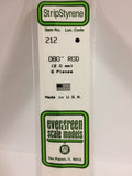 Evergreen Plastic 212 .080  Rod (6)