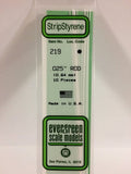 Evergreen Plastic 219 .025  Rod (10)