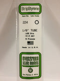 Evergreen Plastic 224 .125  Tube 1/8  (5)