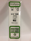 Evergreen Plastic 226 .187  Tube 3/16  (4)