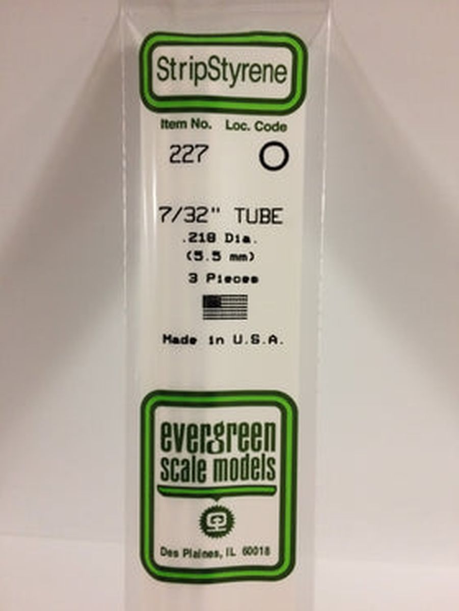 Evergreen Plastic 227 .220.49  Tube 7/32  (3)