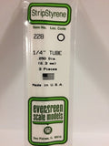 Evergreen Plastic 228 .250  Tube 1/4  (3)