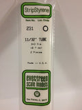 Evergreen Plastic 231 .344  Tube 11/32  (2)