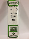 Evergreen Plastic 232 .375  Tube 3/8  (2)