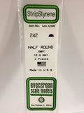 Evergreen Plastic 242 .080  Half Round (4)