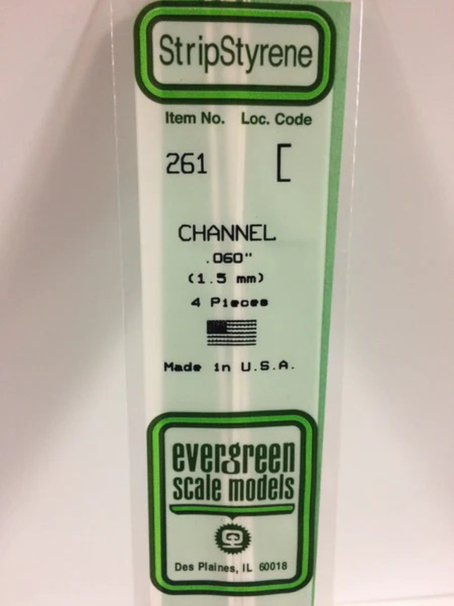 Evergreen Plastic 261 .060  Channel (4)