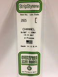 Evergreen Plastic 265 .156  (5/32) Channel (4)
