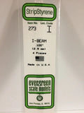 Evergreen Plastic 273 .100  I-Beam (4)