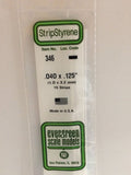 Evergreen Plastic 346 .040  x .125  (15)
