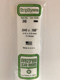 Evergreen Plastic 348 .040  x .188  (14)