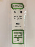 Evergreen Plastic 364 .080  x .080  (14)