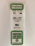 Evergreen Plastic 371 .080  x .375  (8)