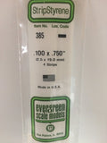Evergreen Plastic 385 .100  x .750  (4)