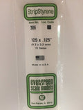 Evergreen Plastic 386 .125  x .125  (10)