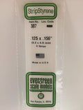 Evergreen Plastic 387 .125  x .156  (9)