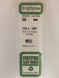 Evergreen Plastic 388 .125  x .188  (8)