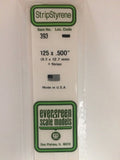 Evergreen Plastic 393 .125  x .500  (4)