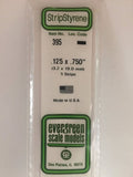 Evergreen Plastic 395 .125  x .750  (3)