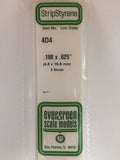 Evergreen Plastic 404 .188  x .625  (3)