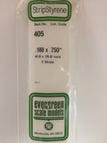 Evergreen Plastic 405 .188  x .750  (2)