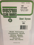 Evergreen Plastic 4067 O-Scale Car Siding