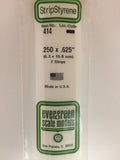 Evergreen Plastic 414 .250  x .625  (2)