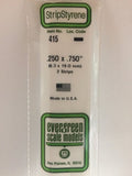 Evergreen Plastic 415 .250  x .750  (2)