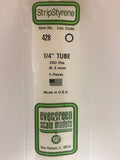 Evergreen Plastic 428 .250  (5)