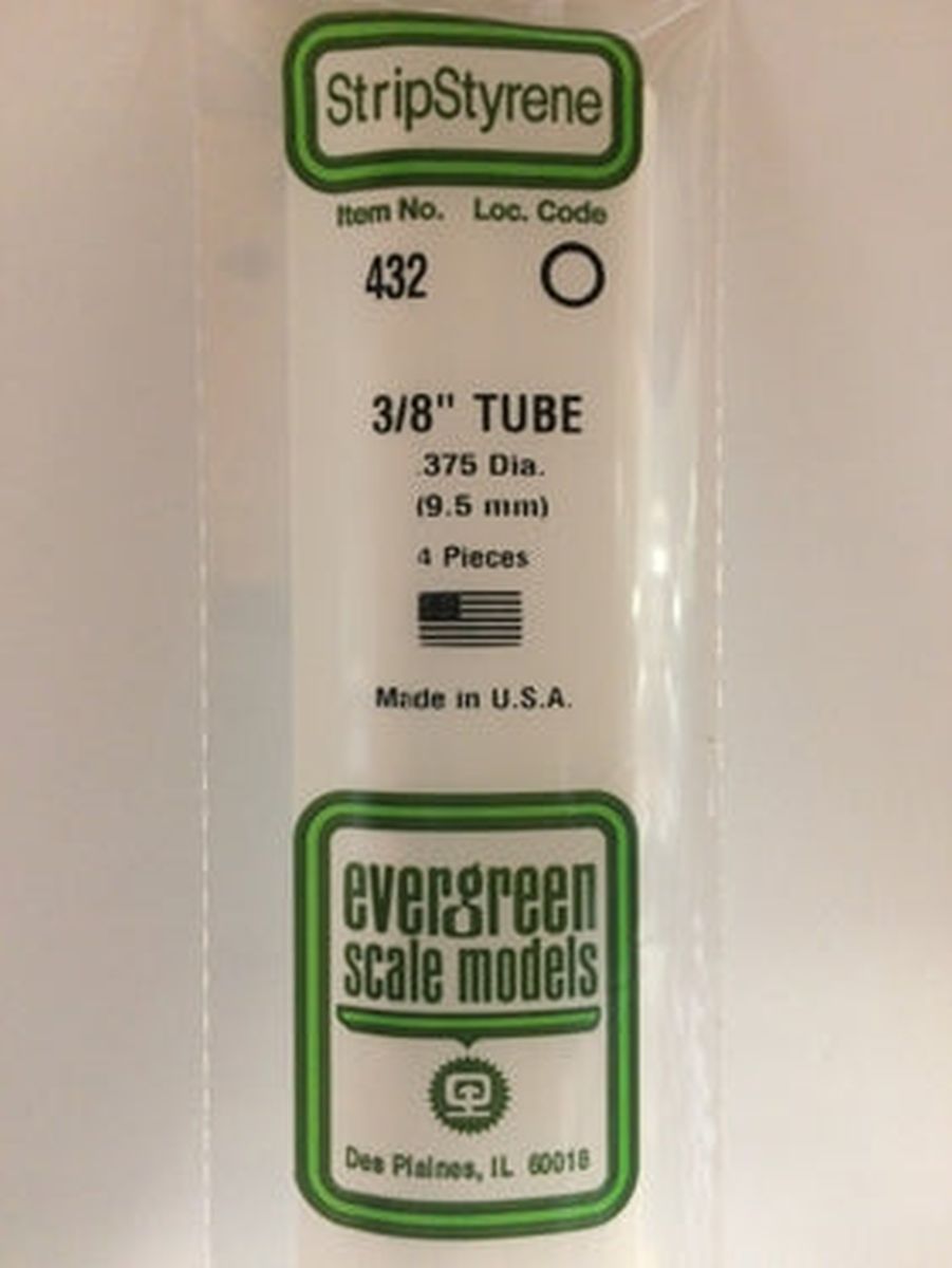 Evergreen Plastic 432 .375  (4)